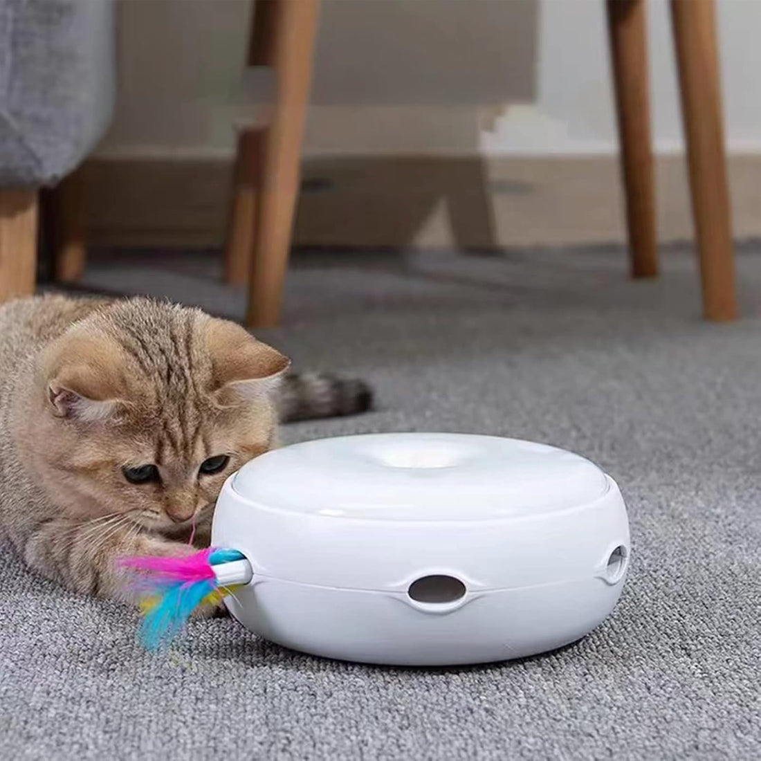 Interactive UFO Smart Cat Toy