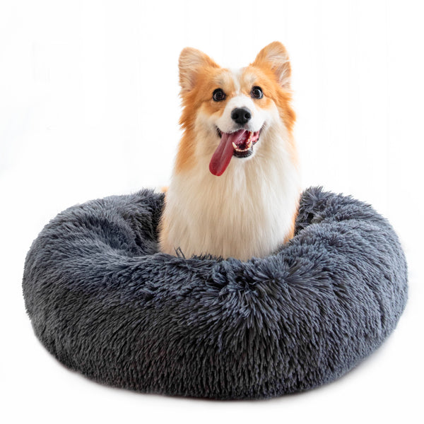 Anti-Anxiety Fluffy Dog Bed